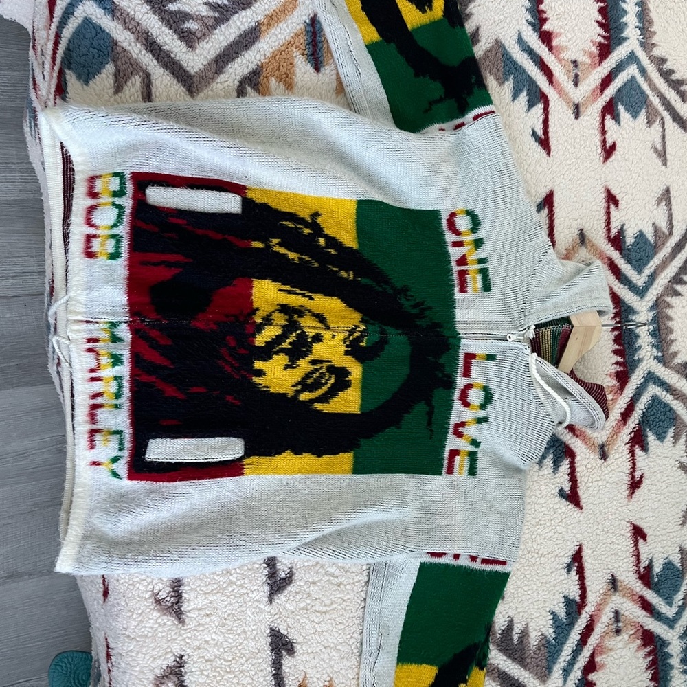 Bob Marley zip up hoodie